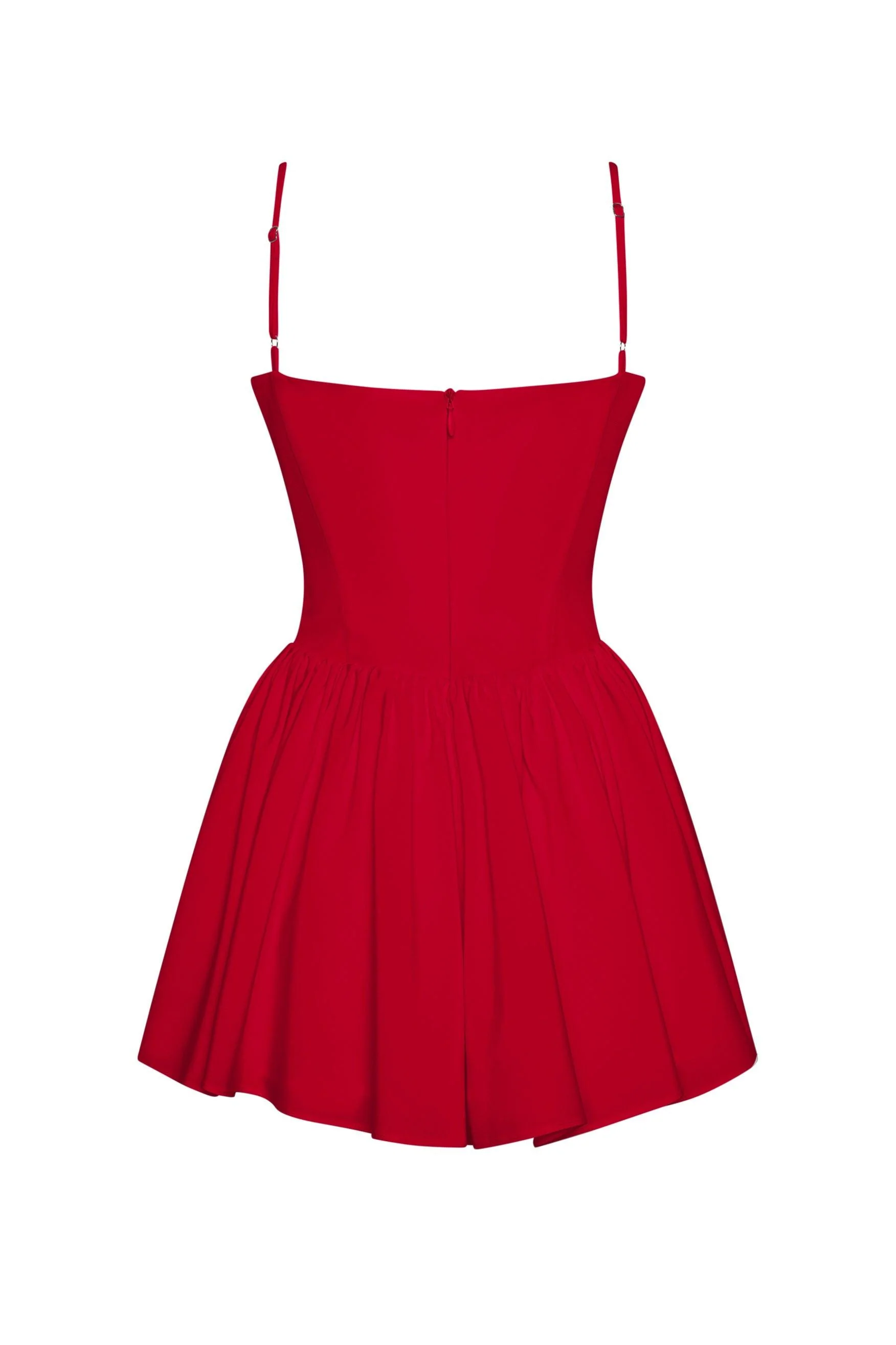 Bellini Bustier Mini Dress - Red - Image 6