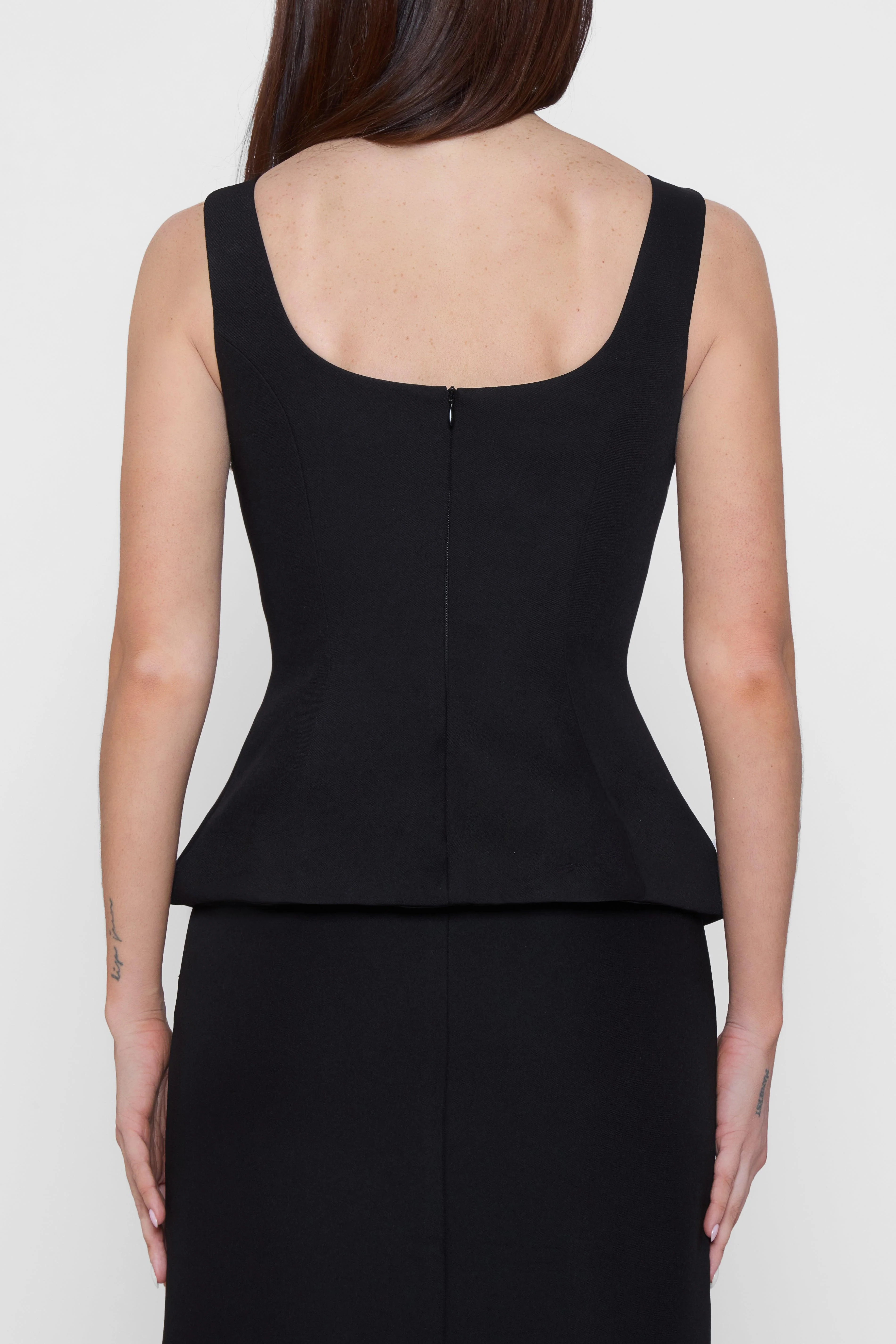 Calesia Contour Bustier Top - Black - Image 4