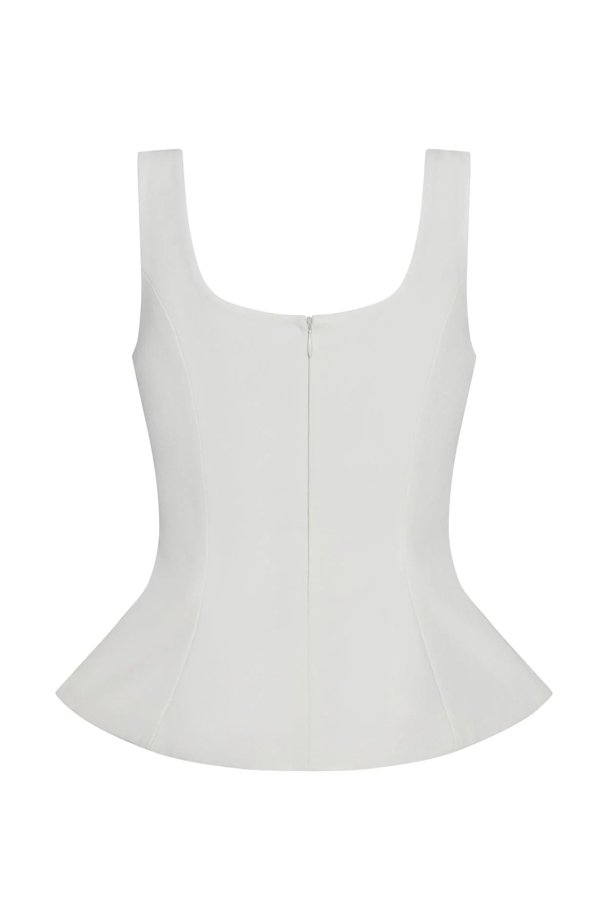Calesia Contour Bustier Top - White - Image 11