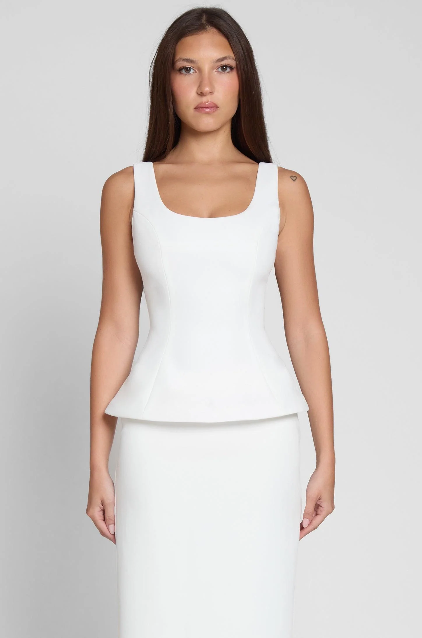 Calesia Contour Bustier Top - White - Image 8