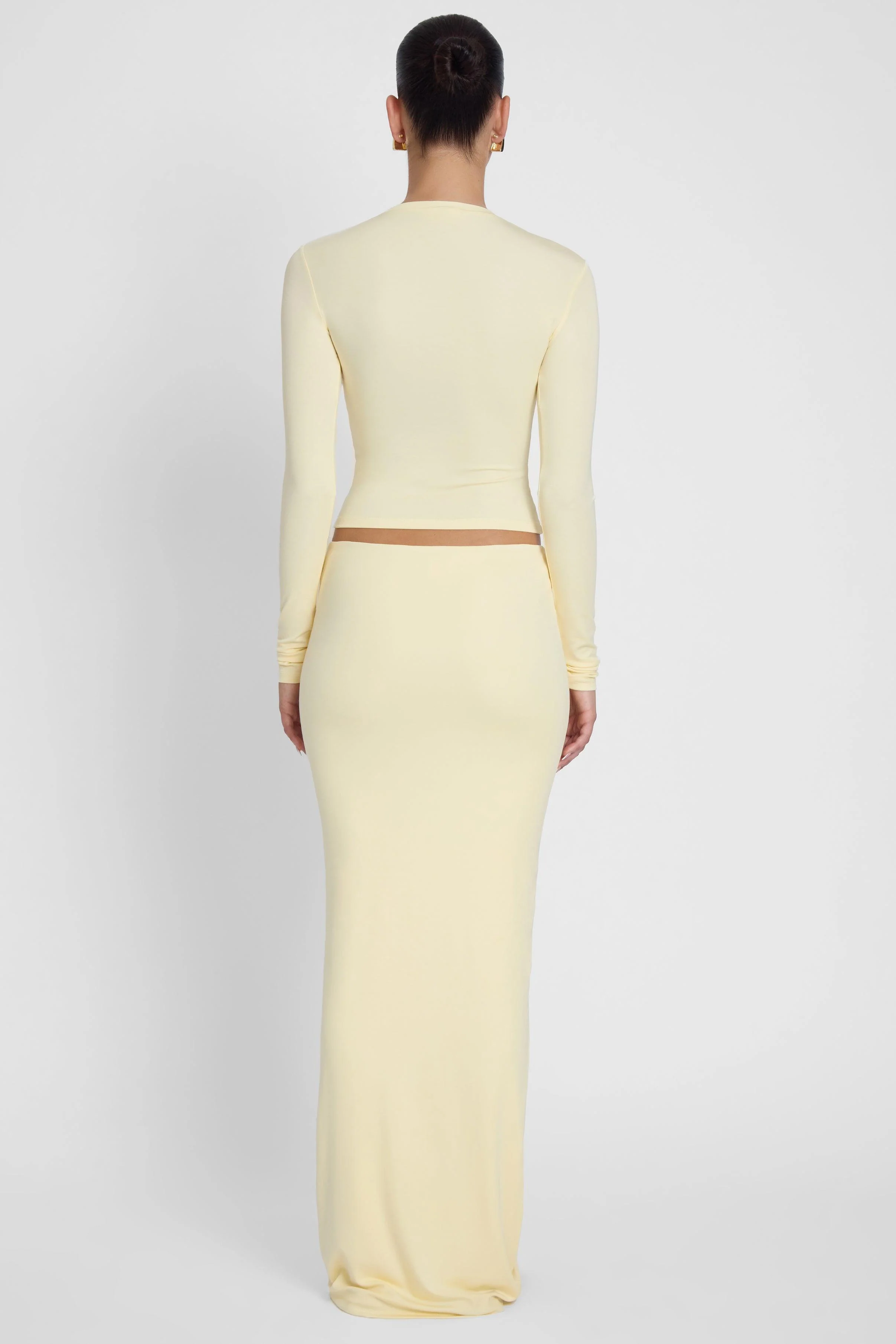 Everyday Jersey Long Sleeve Top - Yellow - Image 5
