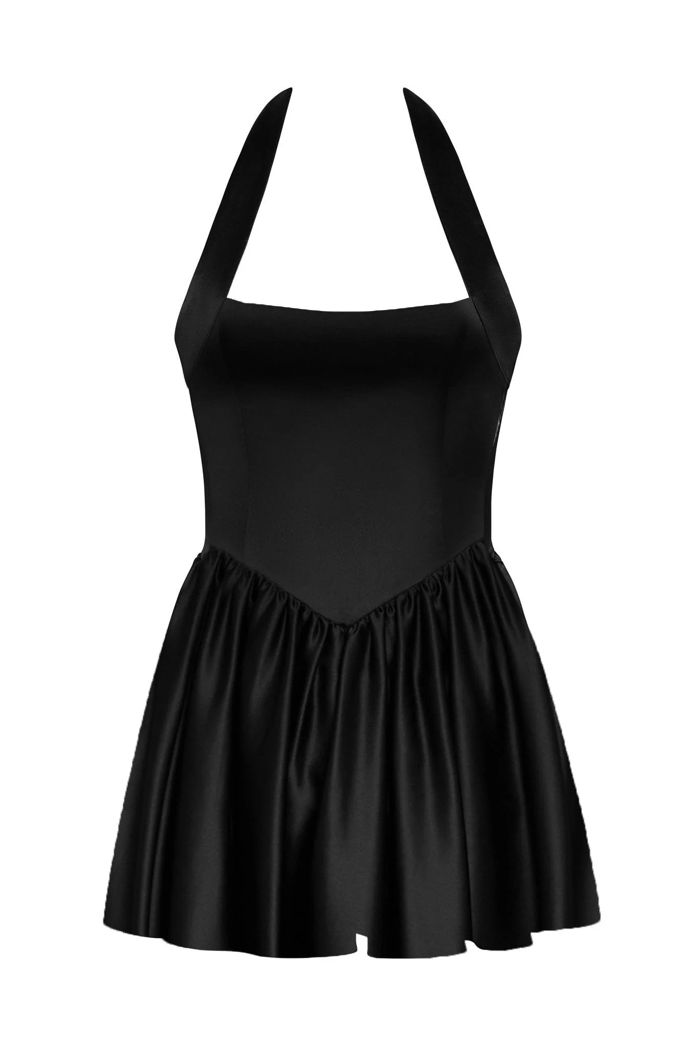 Hyades Halter Corset Mini Dress - Black - Image 7