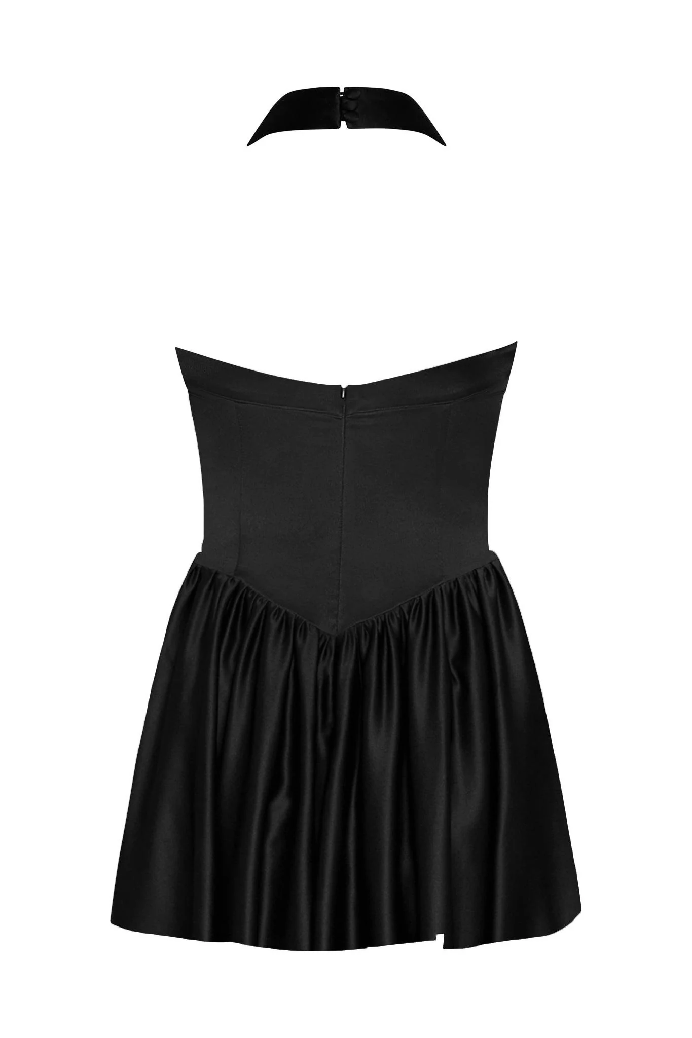 Hyades Halter Corset Mini Dress - Black - Image 8