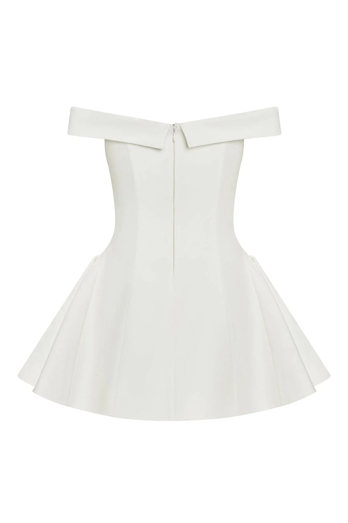 Raquel Babydoll Corset Mini Dress - White - Image 10