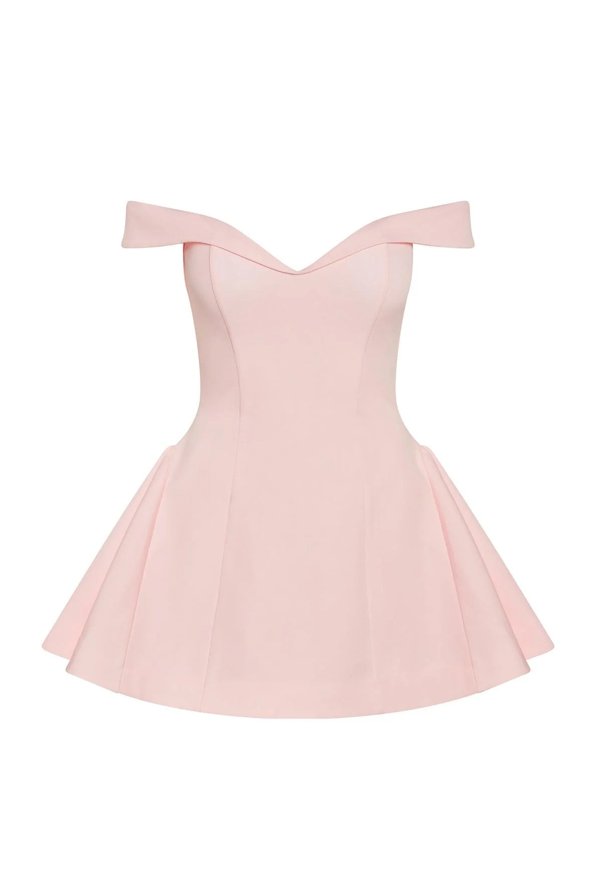 Raquel Babydoll Corset Mini Dress - Pink - Image 5