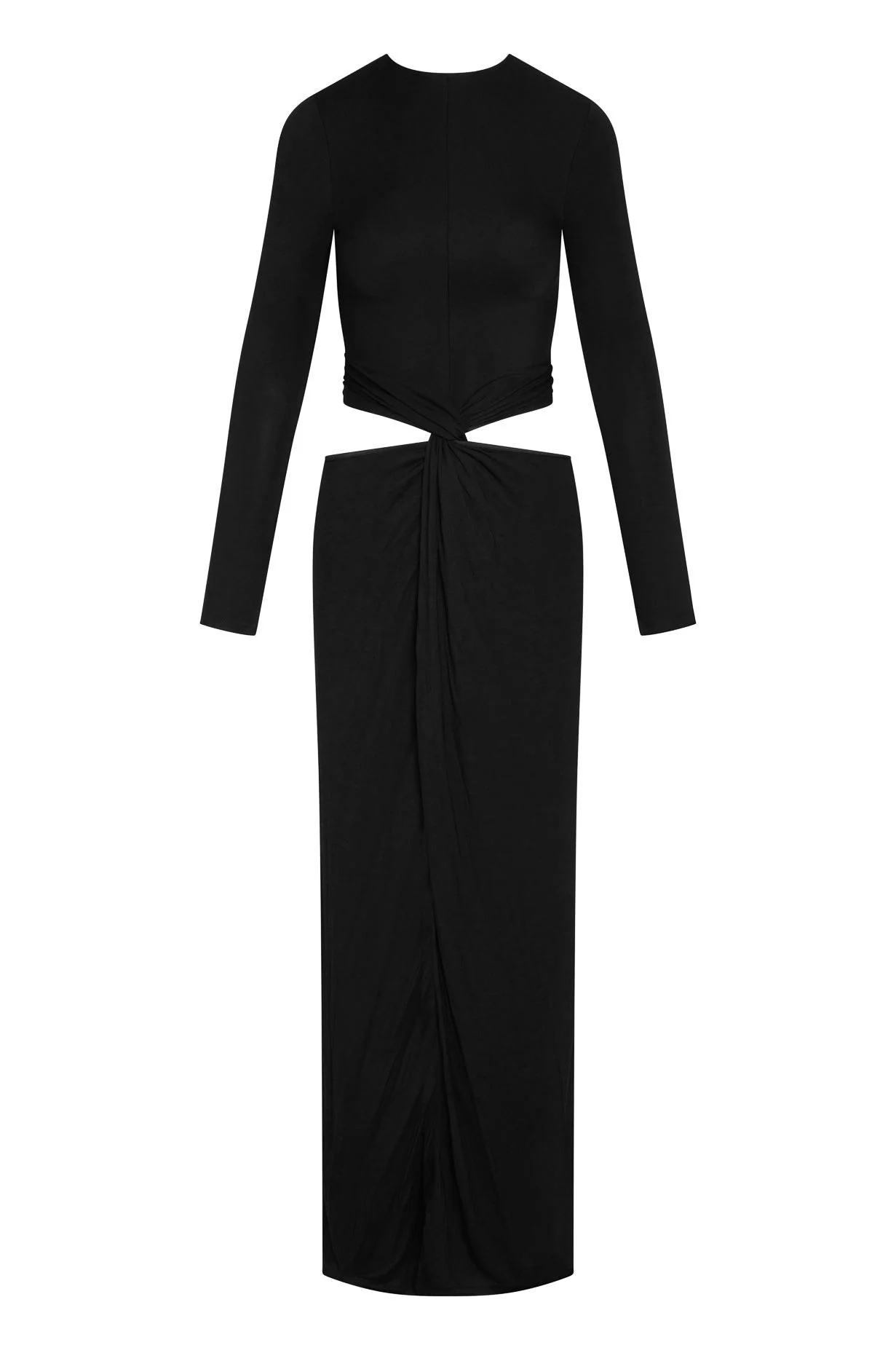 Vacanza Drape Gown - Black - Image 13